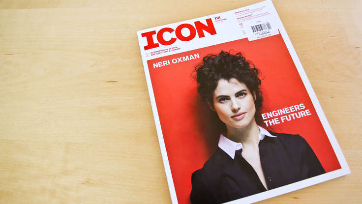 Print The Future: Design Speaker Neri Oxman on the Cover of <em>ICON</em> Magazine